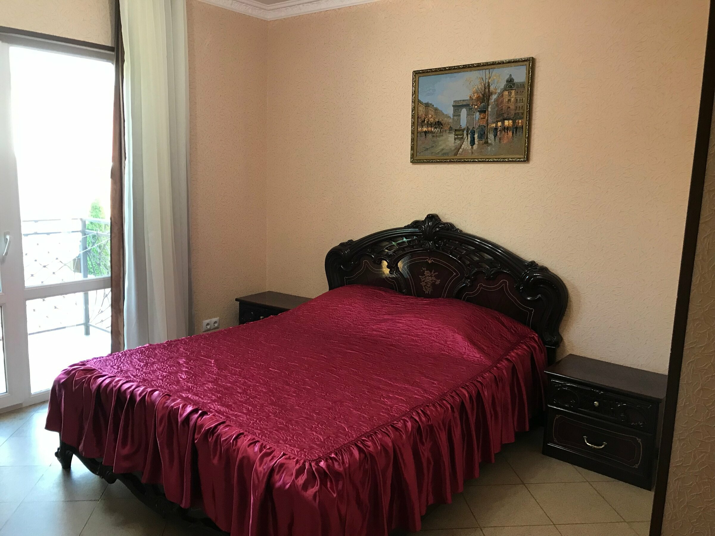 Двухместный номер Делюкс с 1 кроватью и балконом