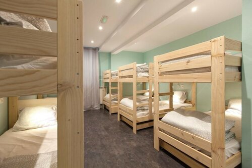 Общее спальное помещение, общий смешанный номер (1 bed in a 10-Bed Dormitory Room) в Balea Hostel