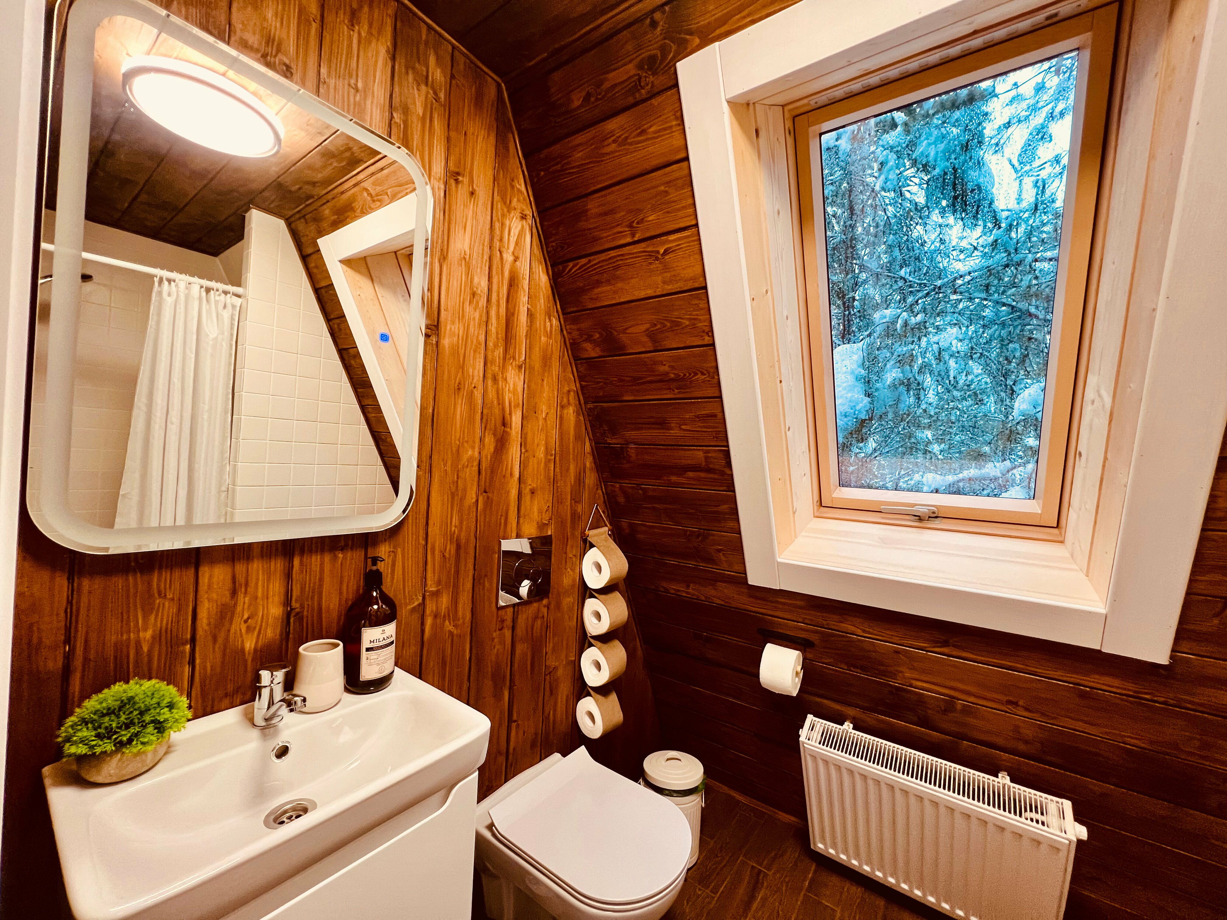 Шале №3 - с баварским камином, баней, зоной барбекю и костровой чашей