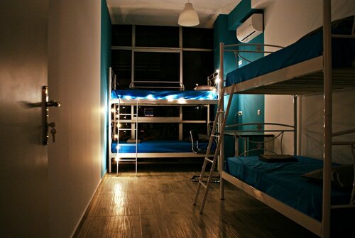 Общее спальное помещение, общий смешанный номер (4 beds) в Acropolis View Dream