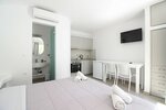 Студия, вид на внутренний двор в Sea & Stone Residence Mykonos