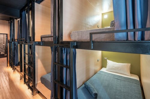 Стандартное общее спальное помещение в Black Panther Hostel