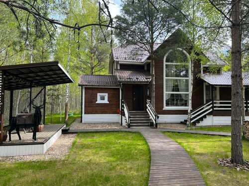 Дачная усадьба с баней и зоной барбекю в Хутор Залесье