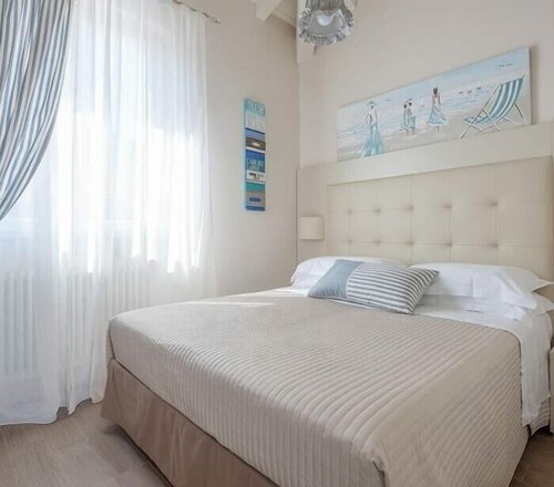 Улучшенный двухместный номер с 1 двуспальной кроватью, терраса, частичный вид на море в Dreams Guest House