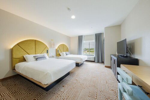 Стандартный двухместный номер с 1 двуспальной кроватью, 2 двуспальные кровати «Квин-сайз» в Blanco River Hotel