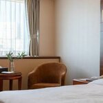 Номер супериор с 1 двуспальной кроватью с видом на Золотой мост в Лотте Отель Владивосток