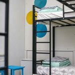 Кровать в 6-местном общем мужском номере (общие удобства) в Hostel ЕС' Терешина