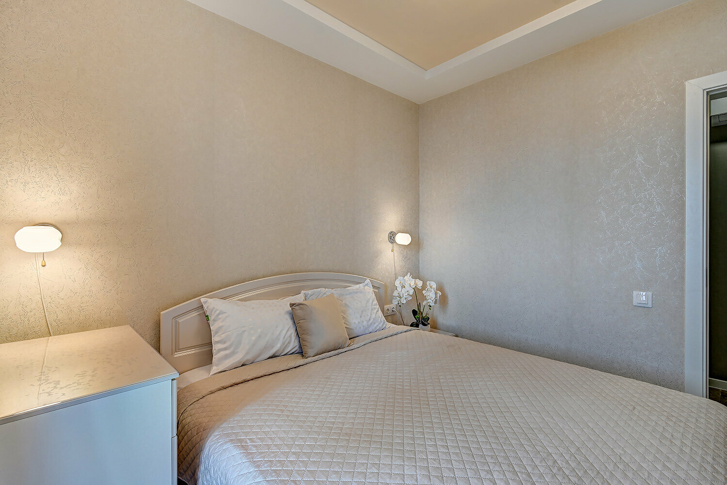 Апартаменты с балконом и прямым видом на море