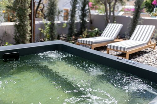 Люкс, гидромассажная ванна в Aegean Gem