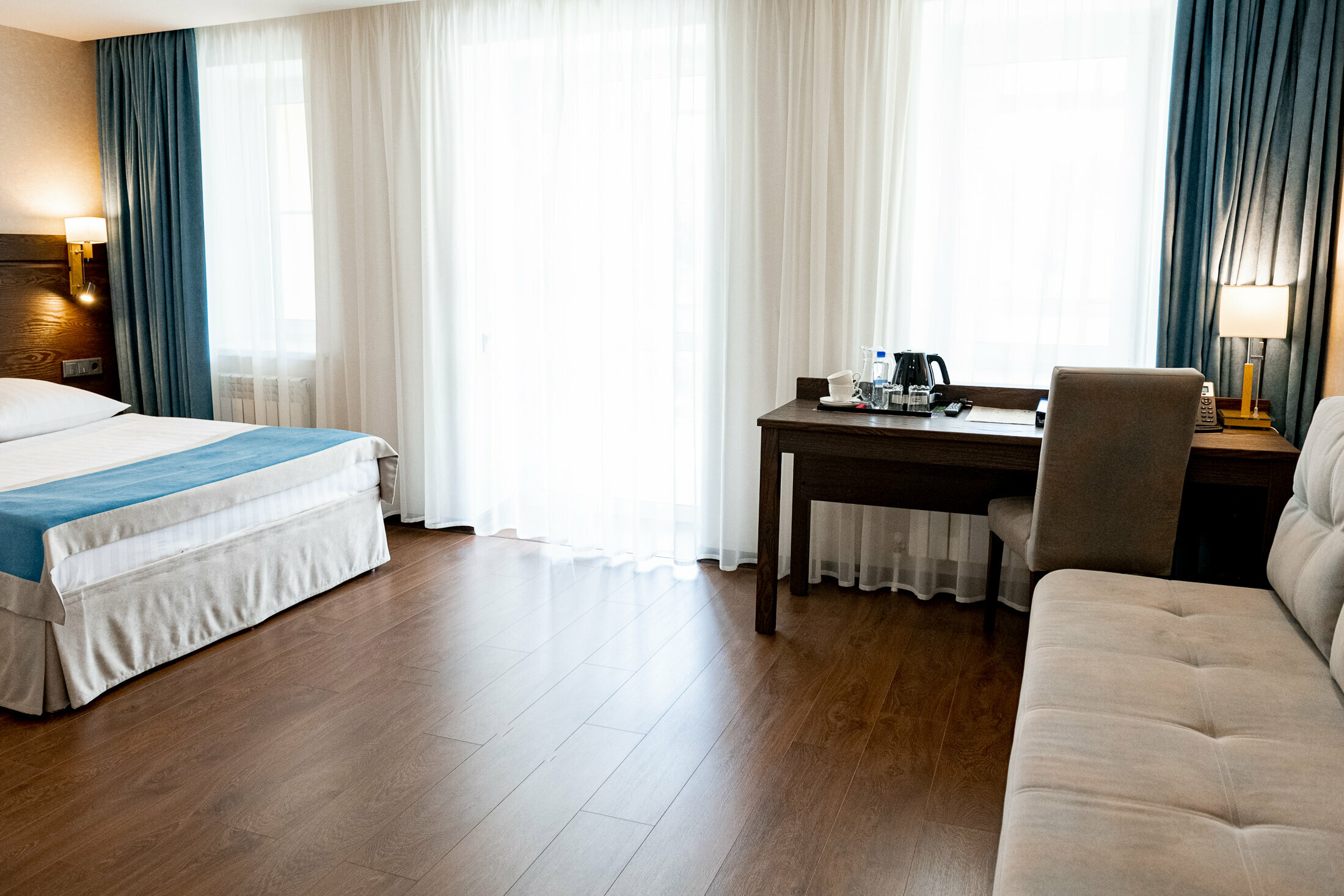 Улучшенный двухместный номер с 1 кроватью или 2 отдельными кроватями, вид на город