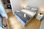 Апартаменты «Премиум», 1 спальня, балкон, вид на сад в ErApartments Premium Browary