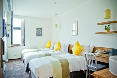 Трехместный номер «Делюкс» в Bee House Taipei