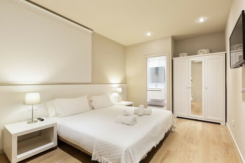Двухместный номер с 1 двуспальной кроватью в Ola Living Hostal Diagonal