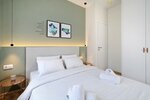 Эксклюзивные апартаменты, 2 спальни, 2 ванные комнаты в Eos Residence