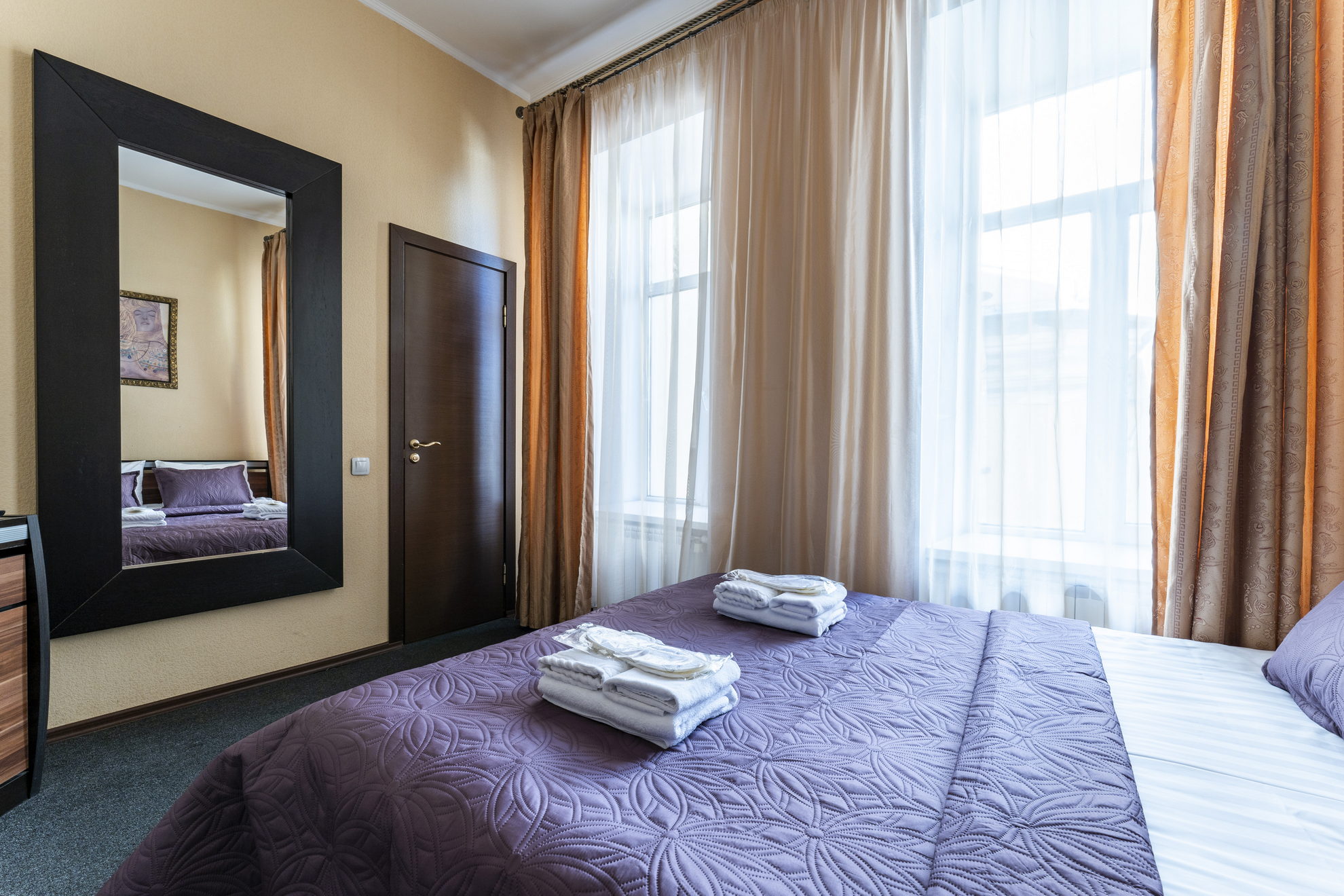 Улучшенный двухместный номер с 1 кроватью или 2 отдельными кроватями, вид на город