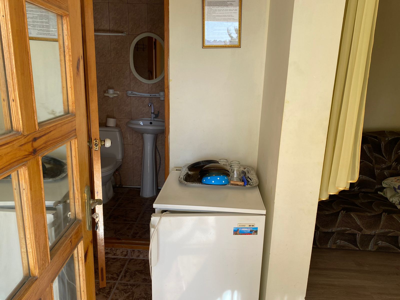 Трехместный номер с террасой