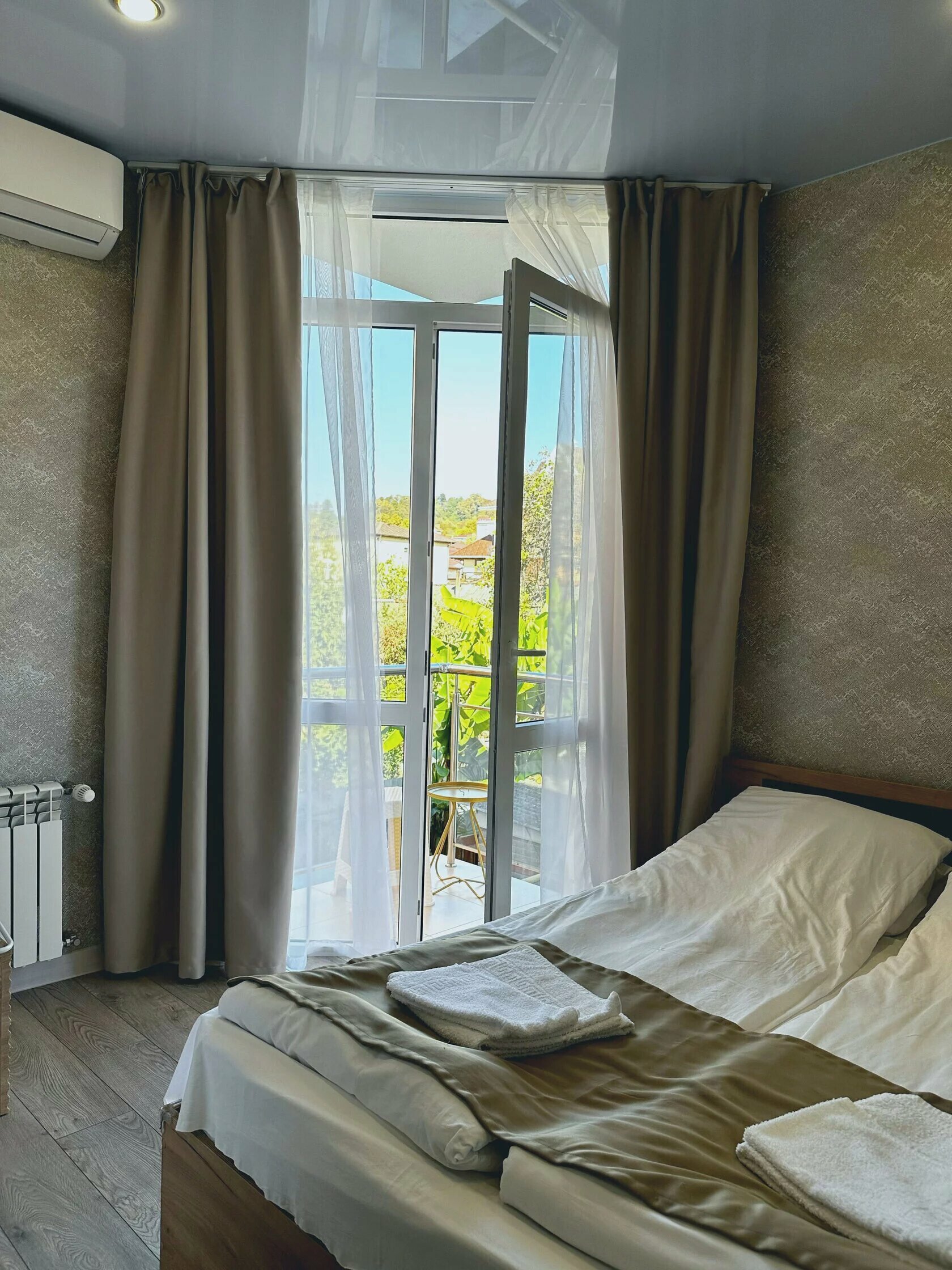 Двухместный номер с 1 кроватью и балконом