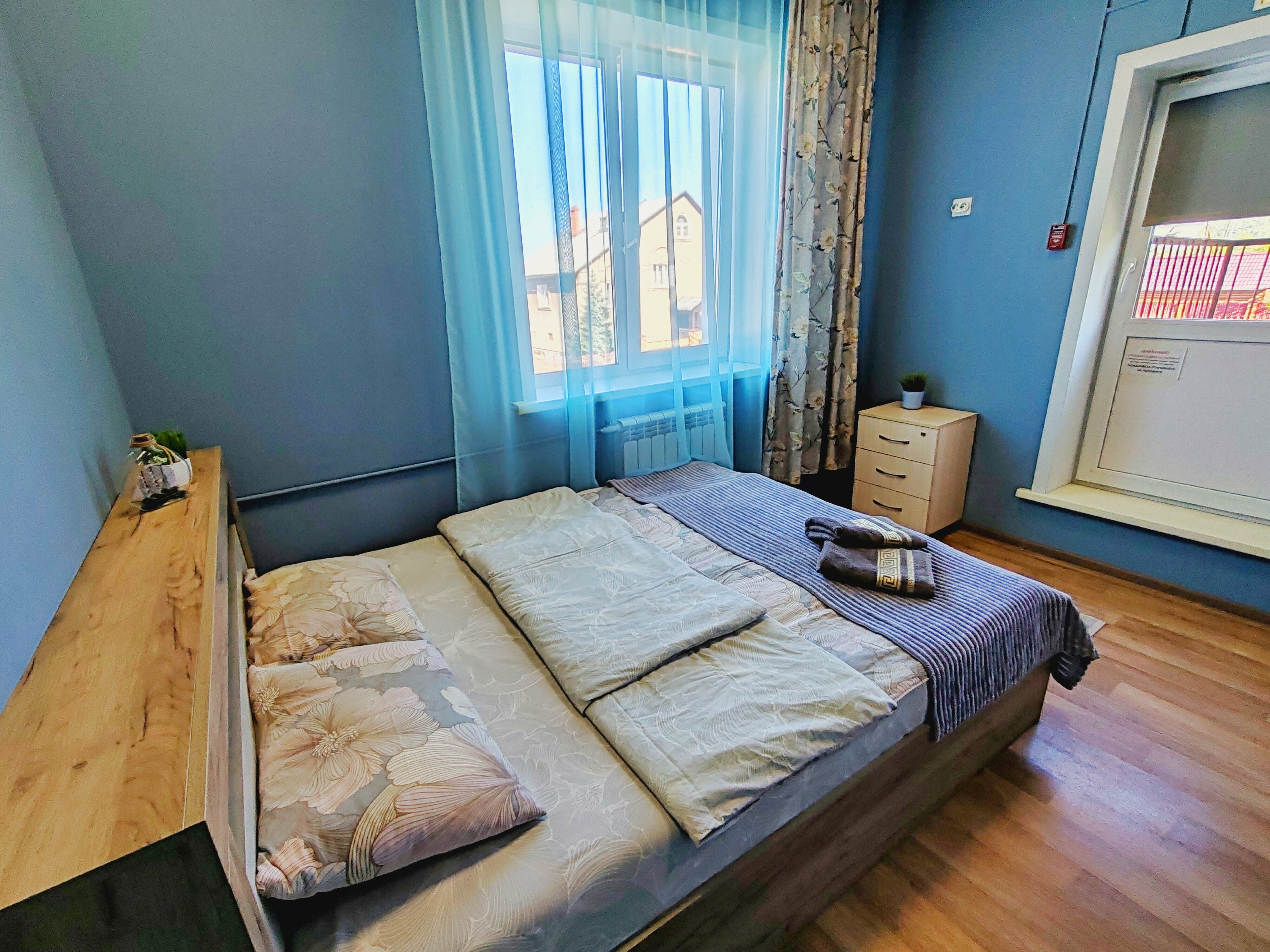 Двухместный номер с 1 кроватью и балконом