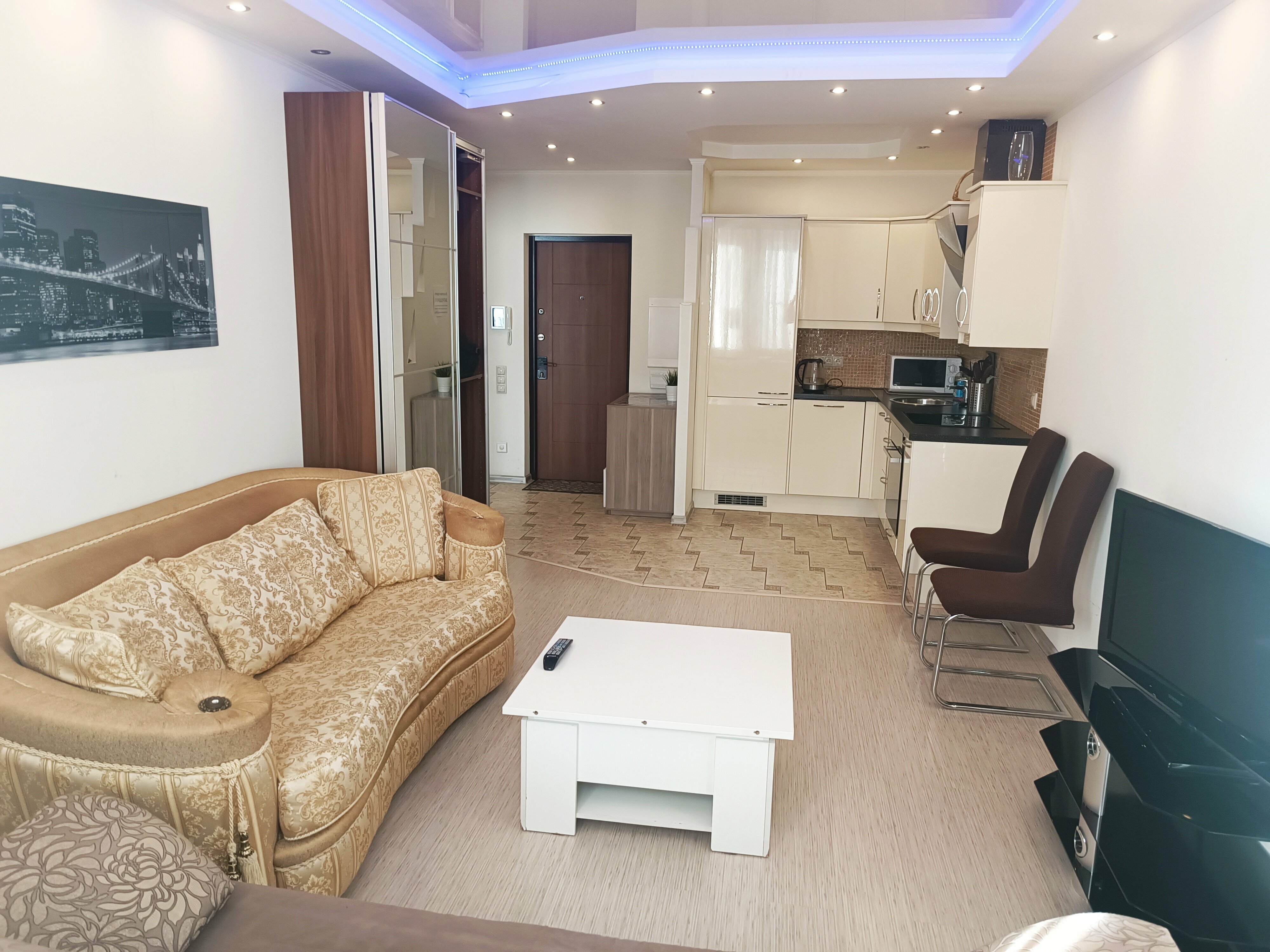 Апартаменты с 1 спальней