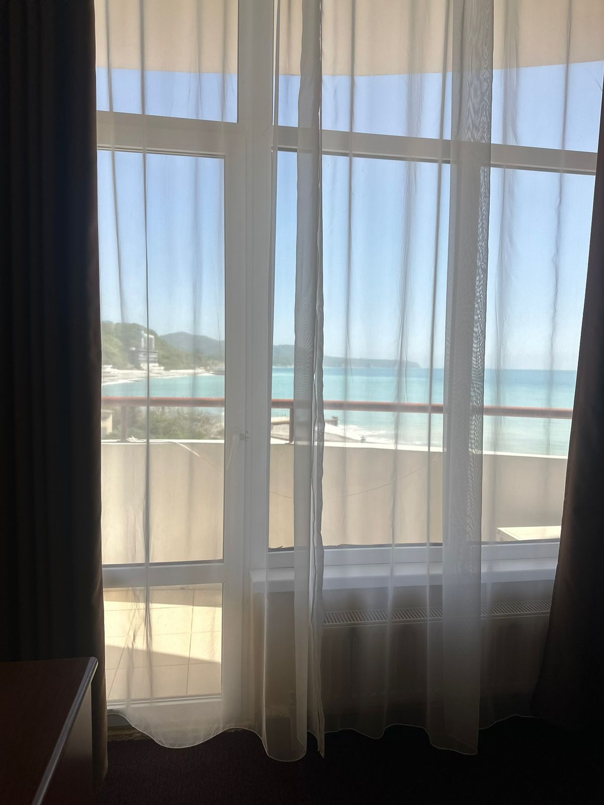 Двухместный номер с 1 кроватью и балконом, вид на море