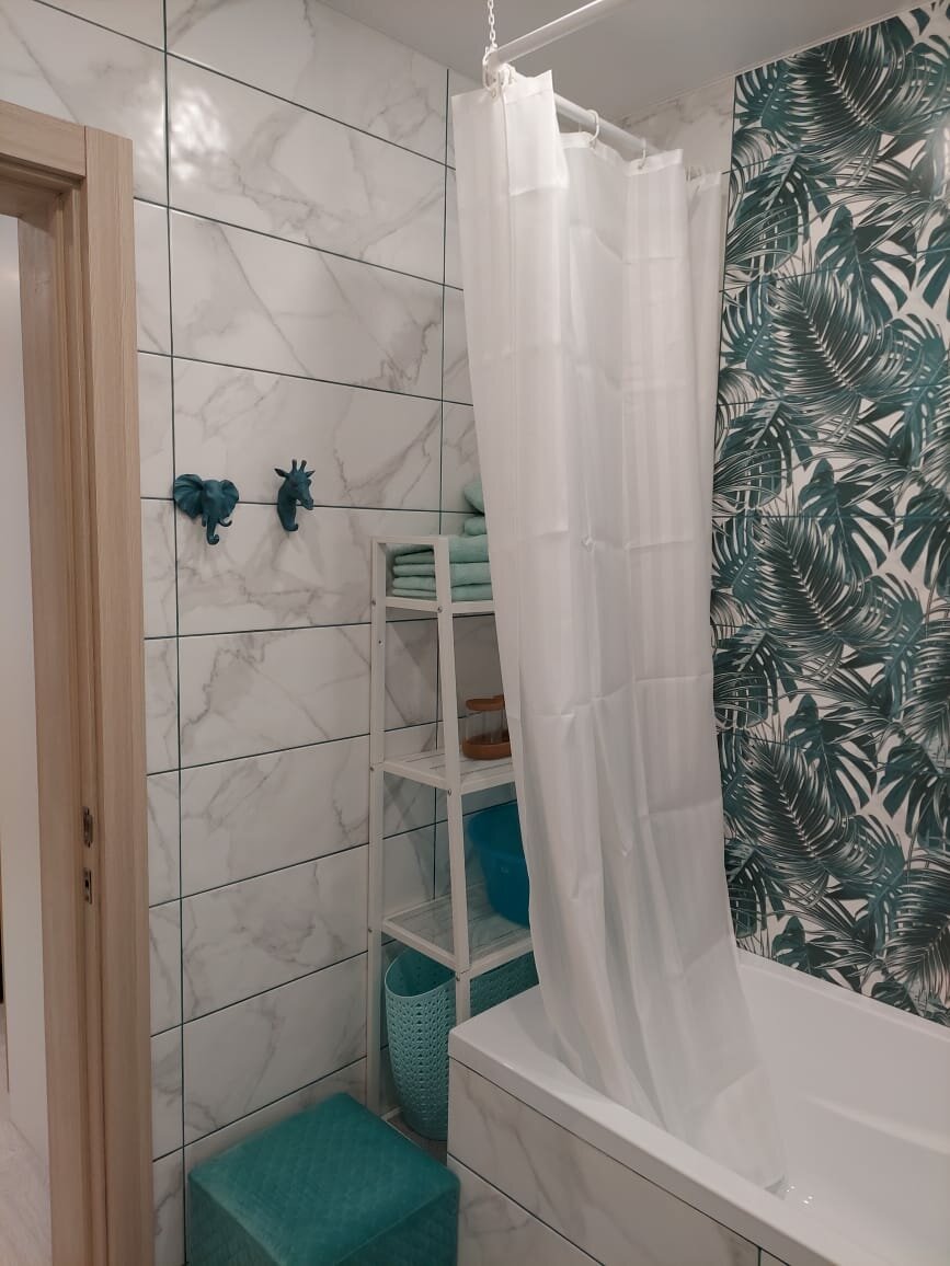 Cемейный номер с собственной ванной комнатой