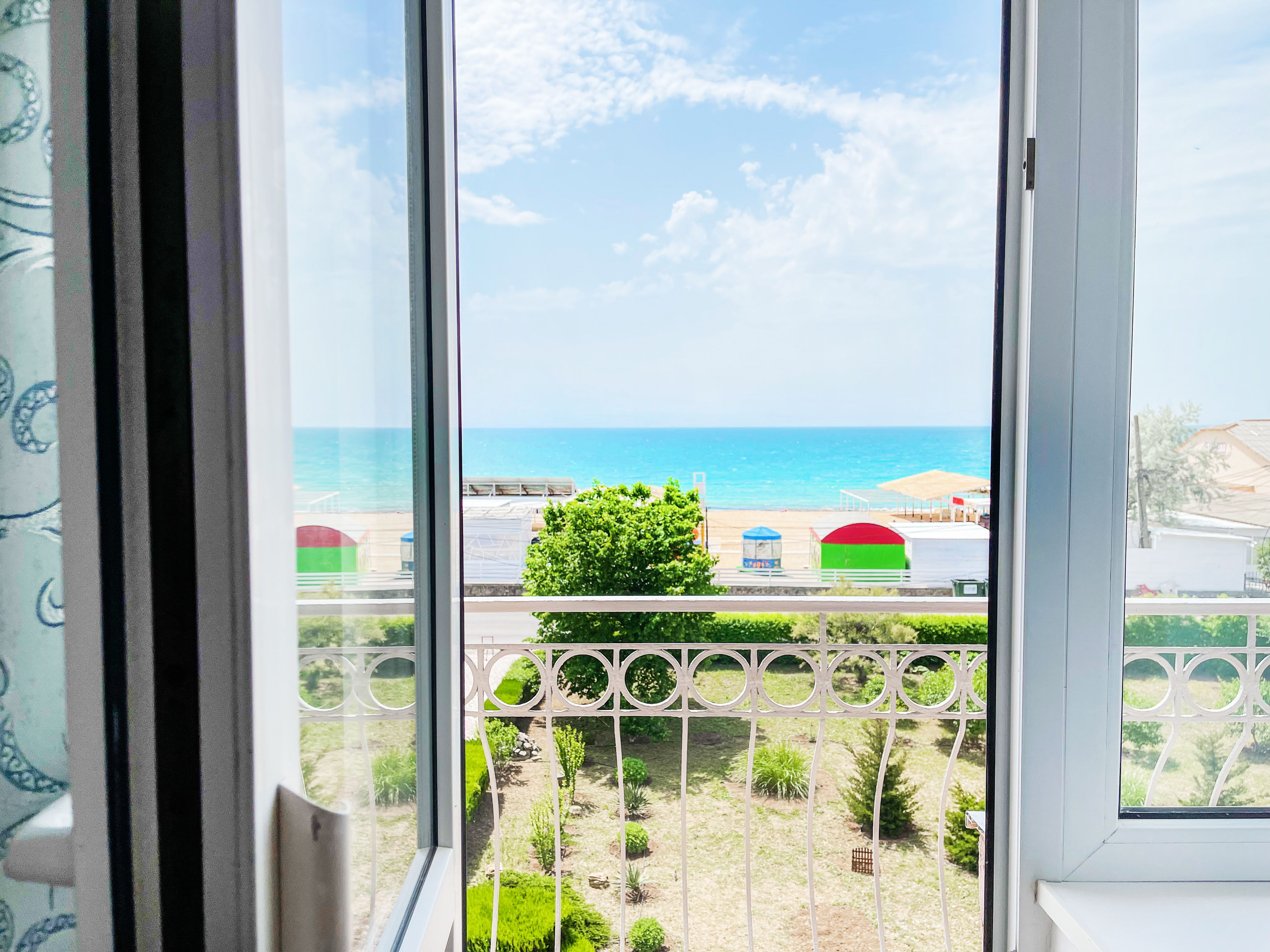 Двухместный номер с 1 кроватью или 2 отдельными кроватями, вид на море