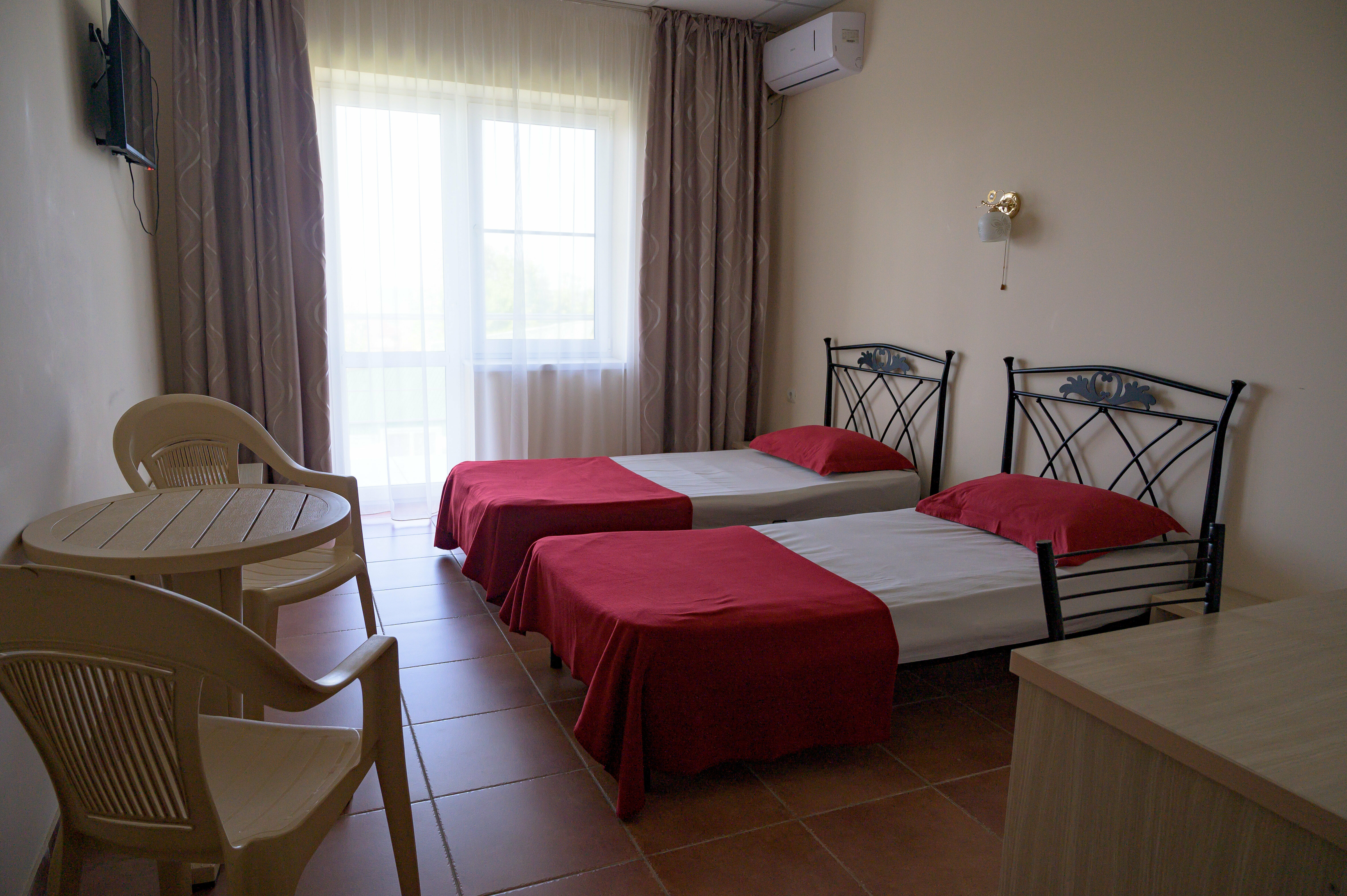 Двухместный номер с 2 отдельными кроватями и балконом