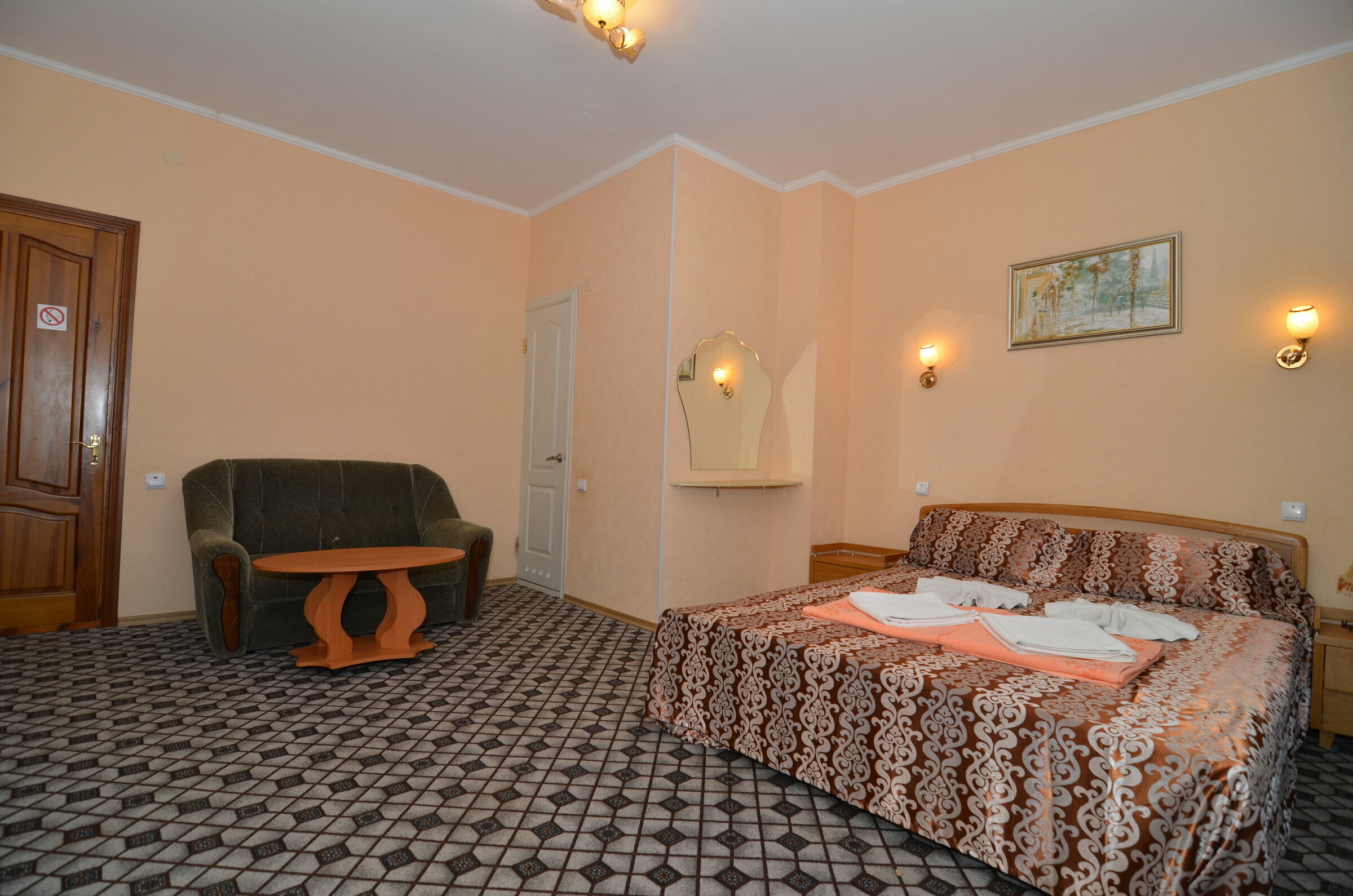 Люкс с кроватью размера «queen-size» и видом на море