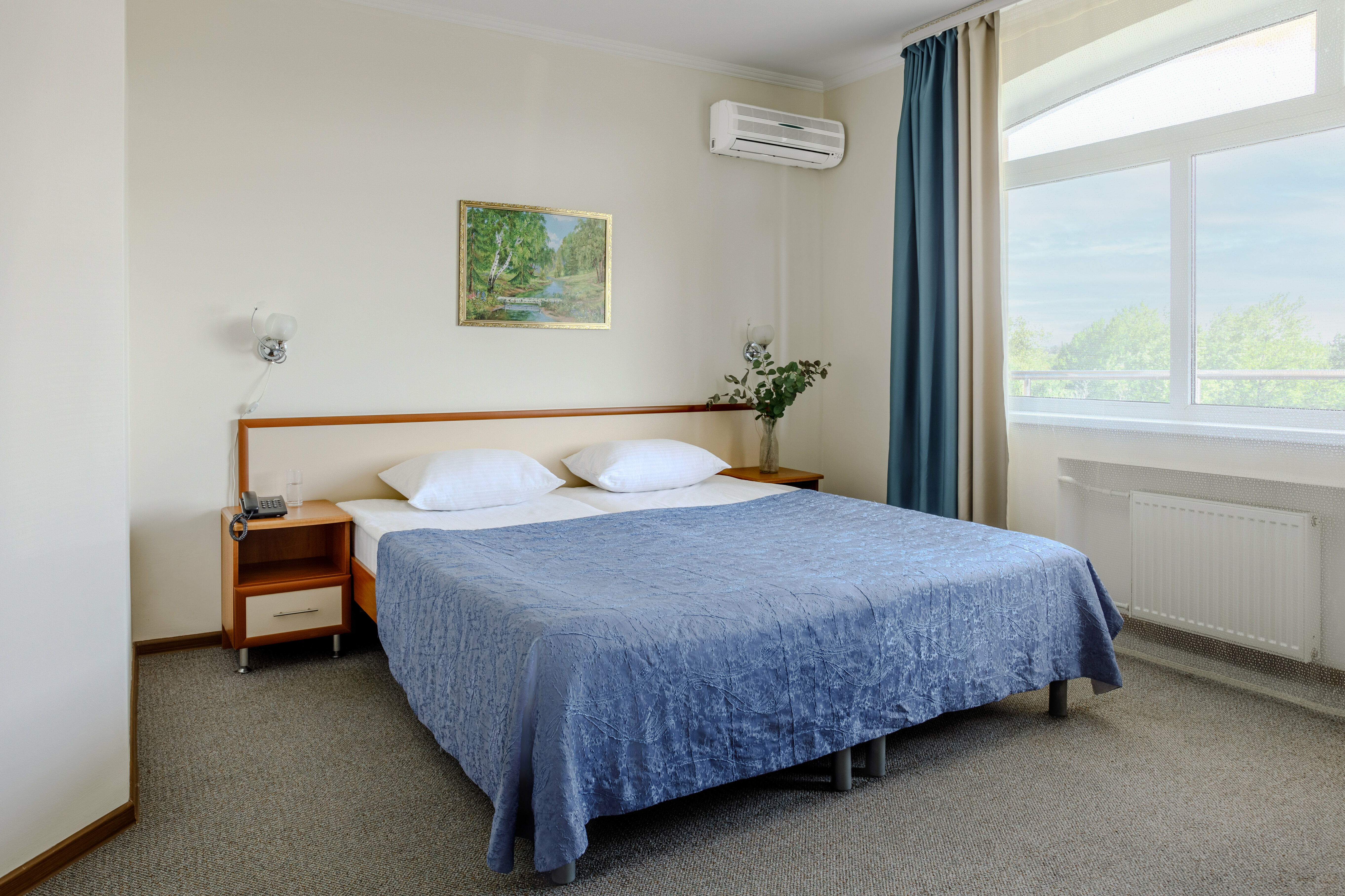 Улучшенный двухместный номер с 1 кроватью или 2 отдельными кроватями, вид на город