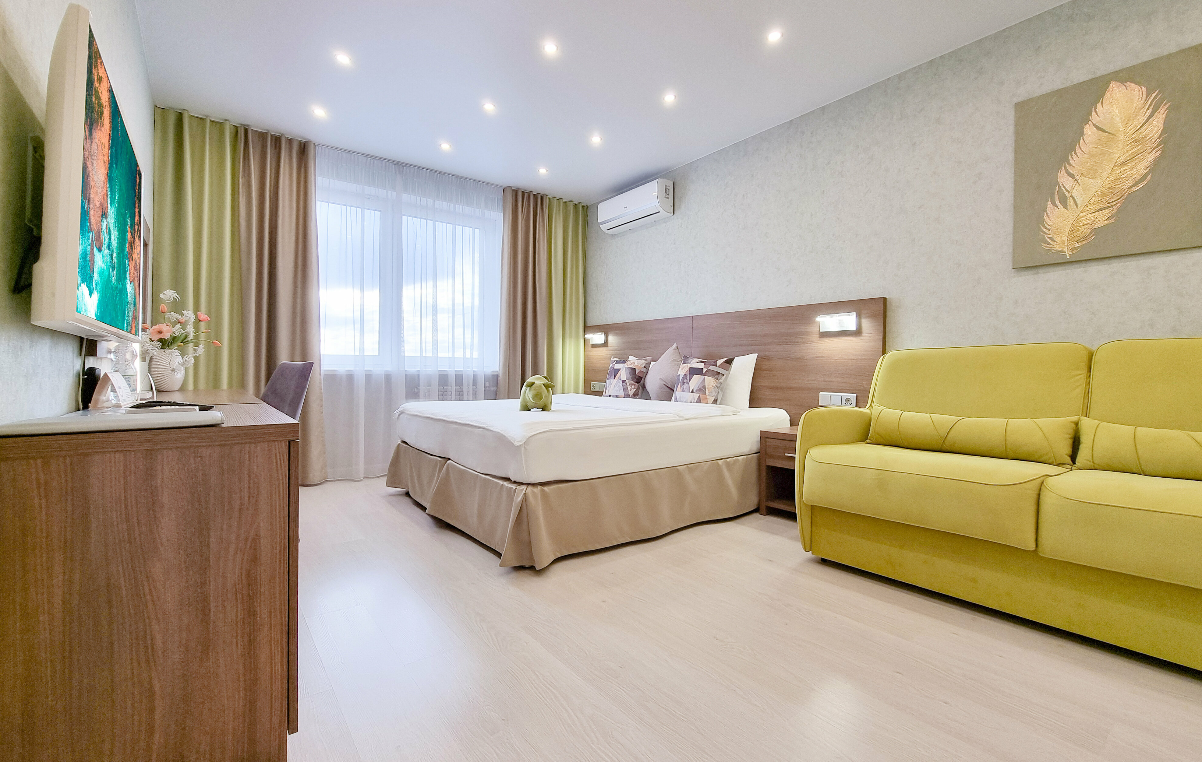 Апартаменты в сердце Владимира с панорамным видом на город. Taneevo Park DeLuxe by Vladresort®