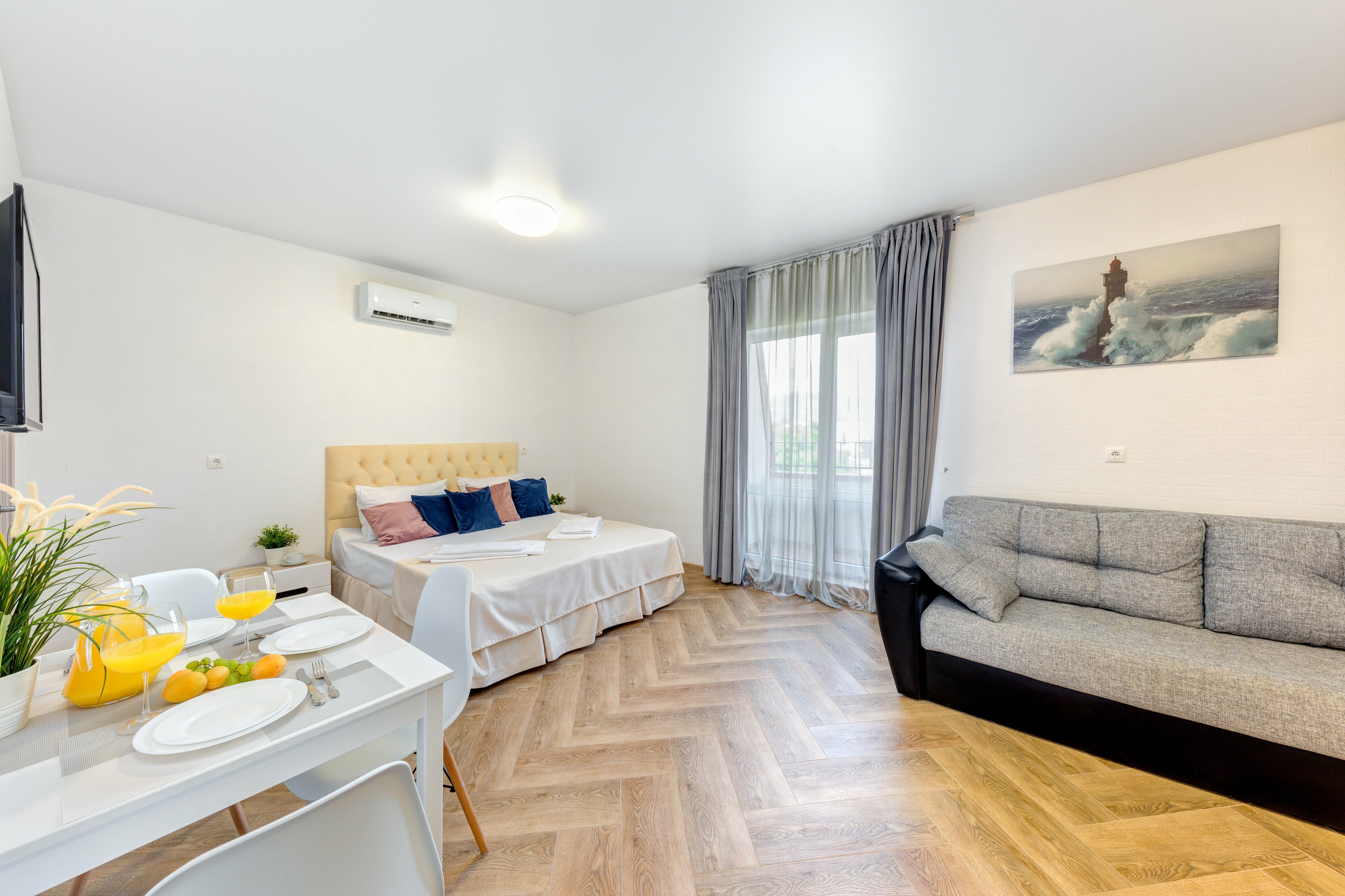 Номер-студия с видом на море