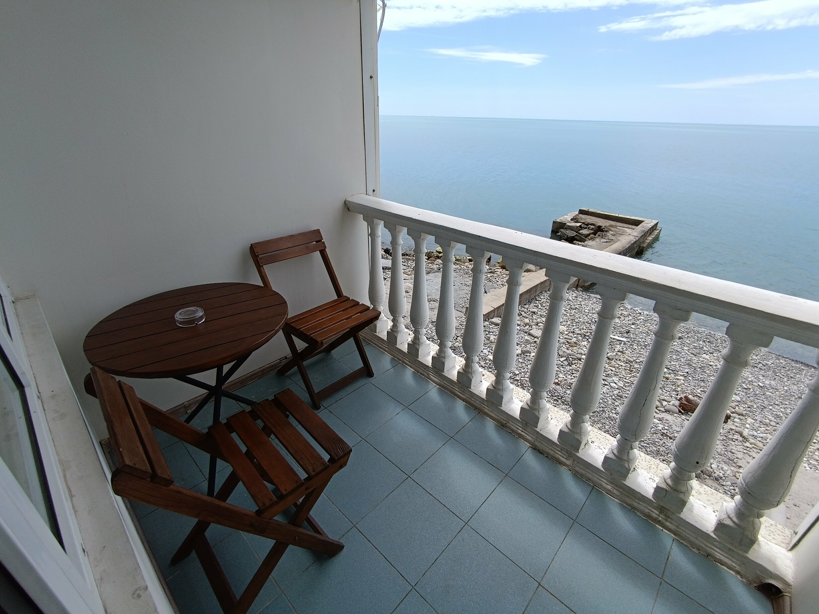 Двухместный номер Делюкс с 1 кроватью и балконом, вид на море