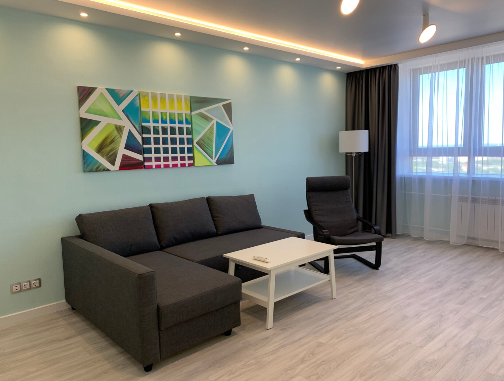 Апартаменты с одной спальней и гостиной