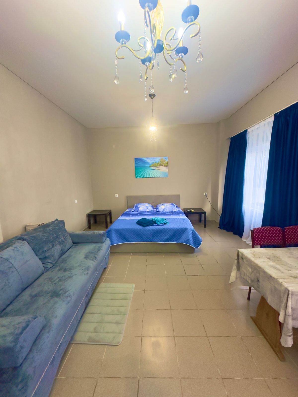 Номер-студия Делюкс с кроватью размера «queen-size»