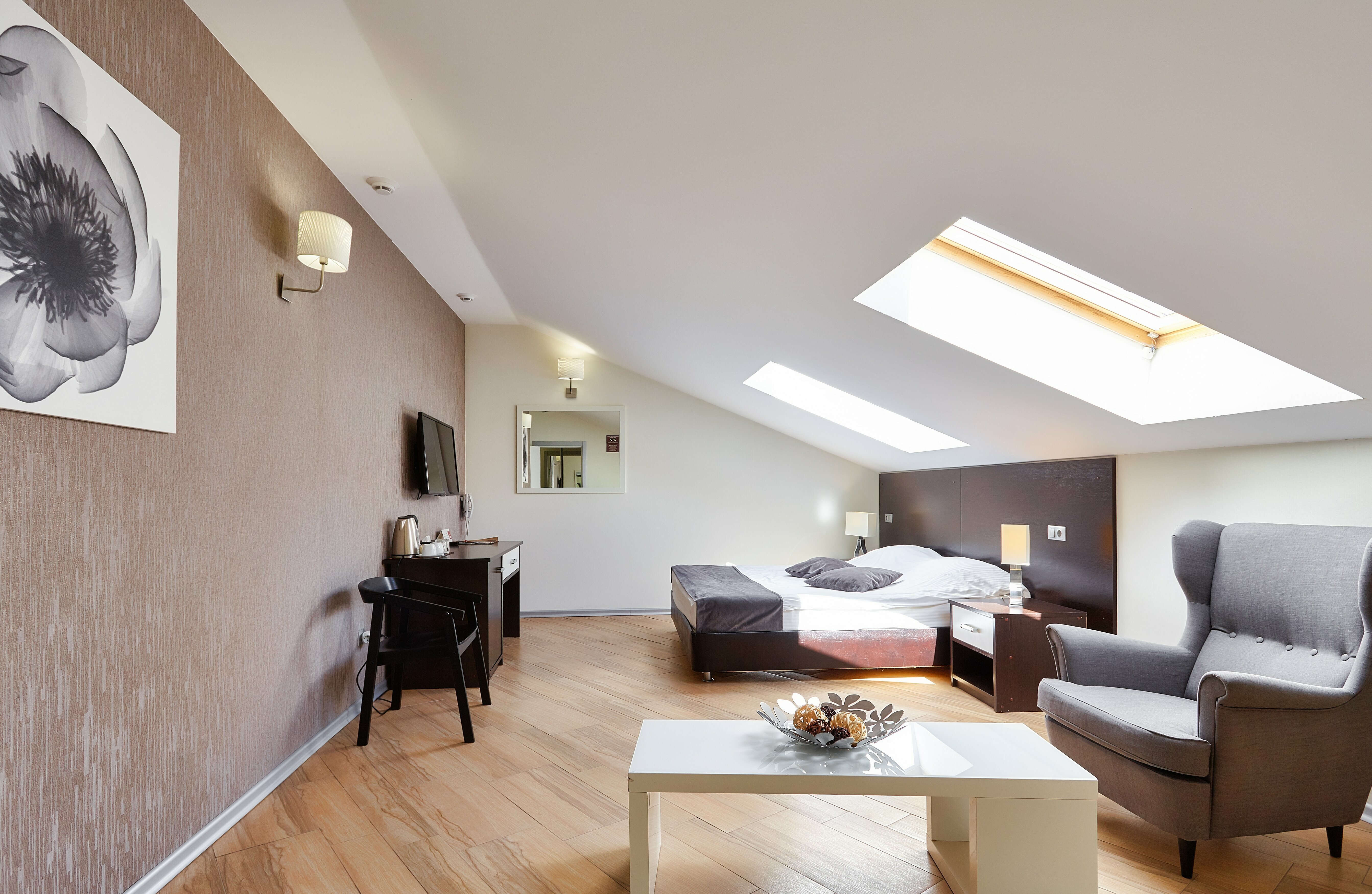 Большой двухместный номер с 1 кроватью