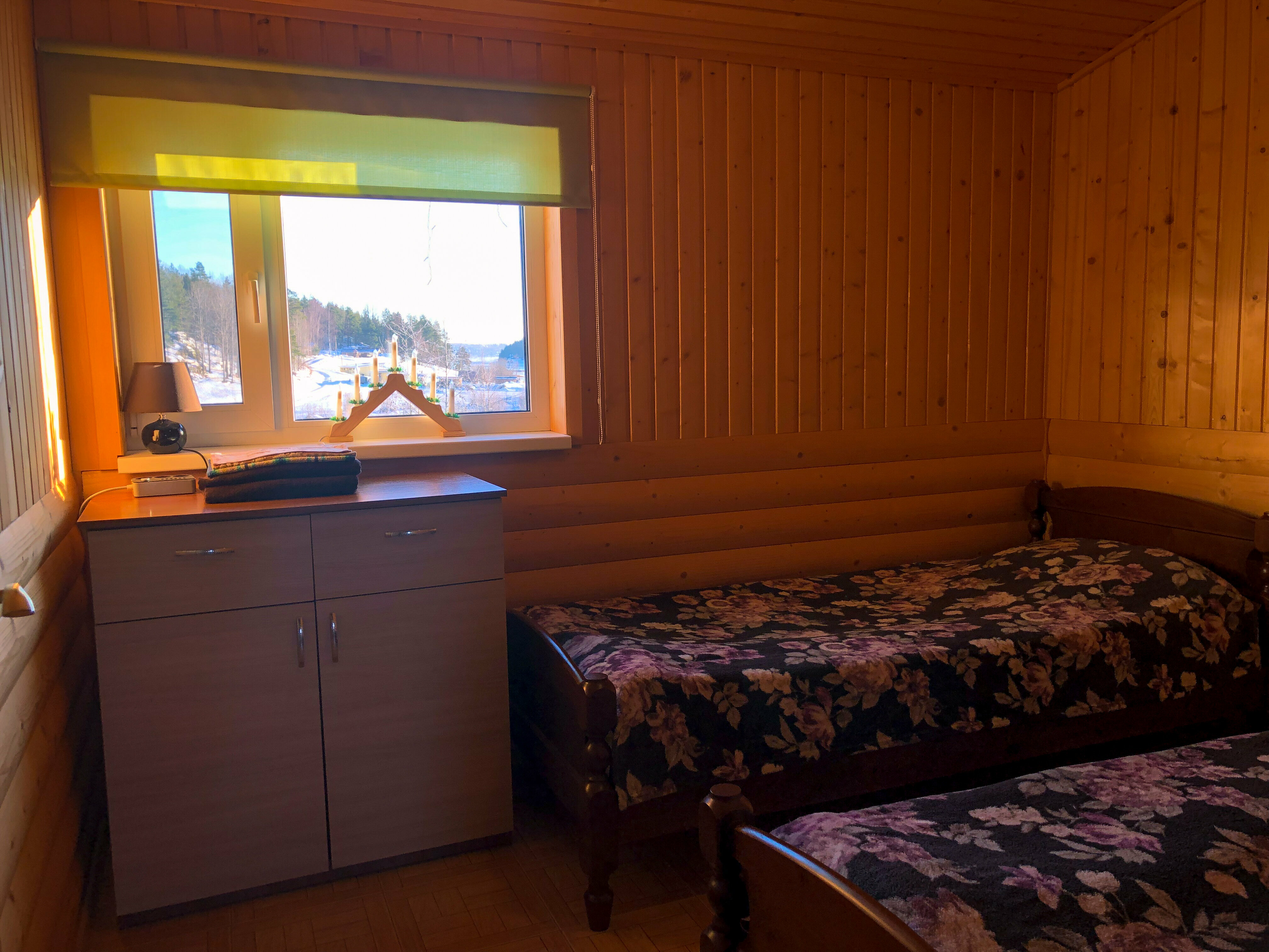 Четырехместный номер с видом на озеро