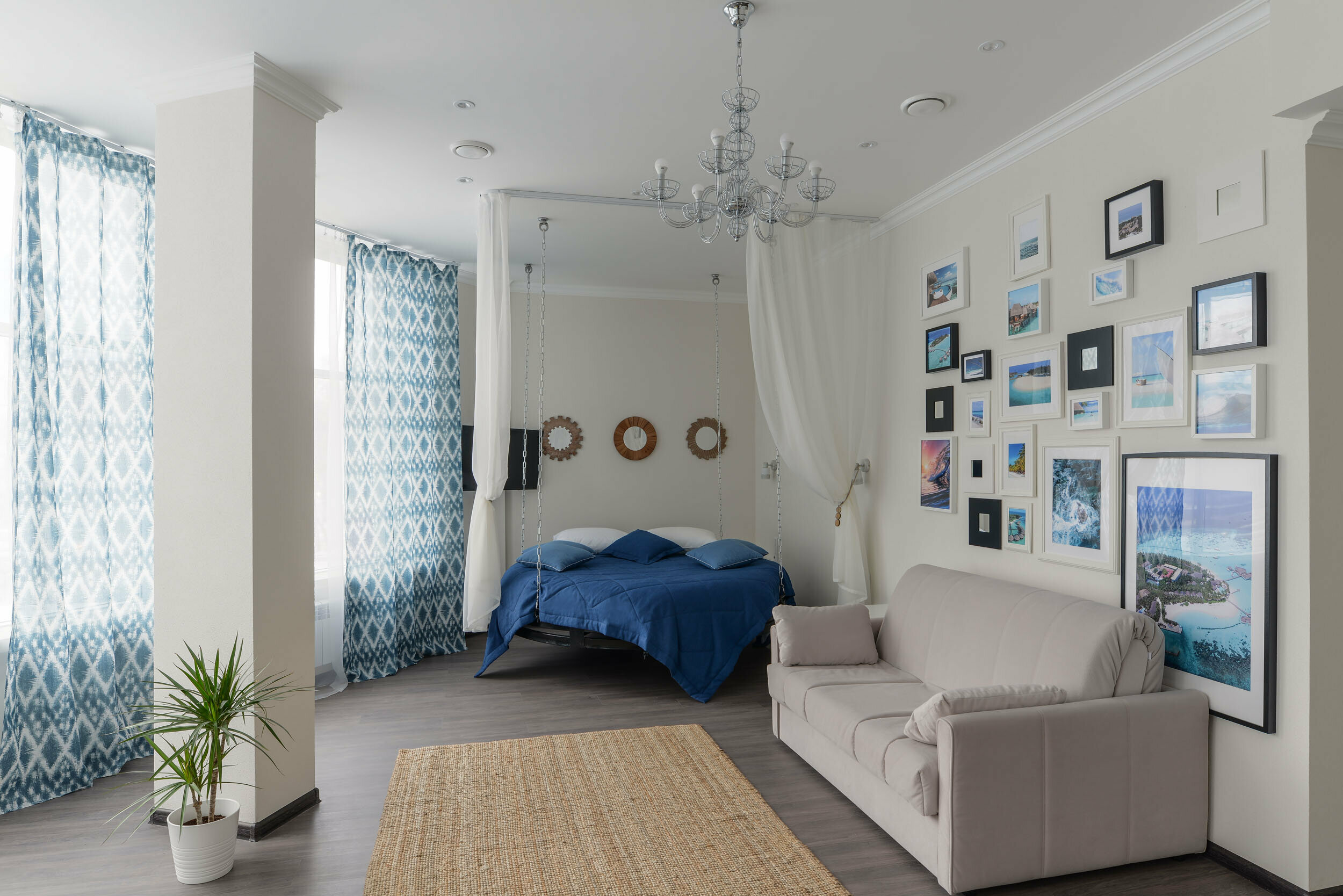 Номер-студия Делюкс с кроватью размера «queen-size»