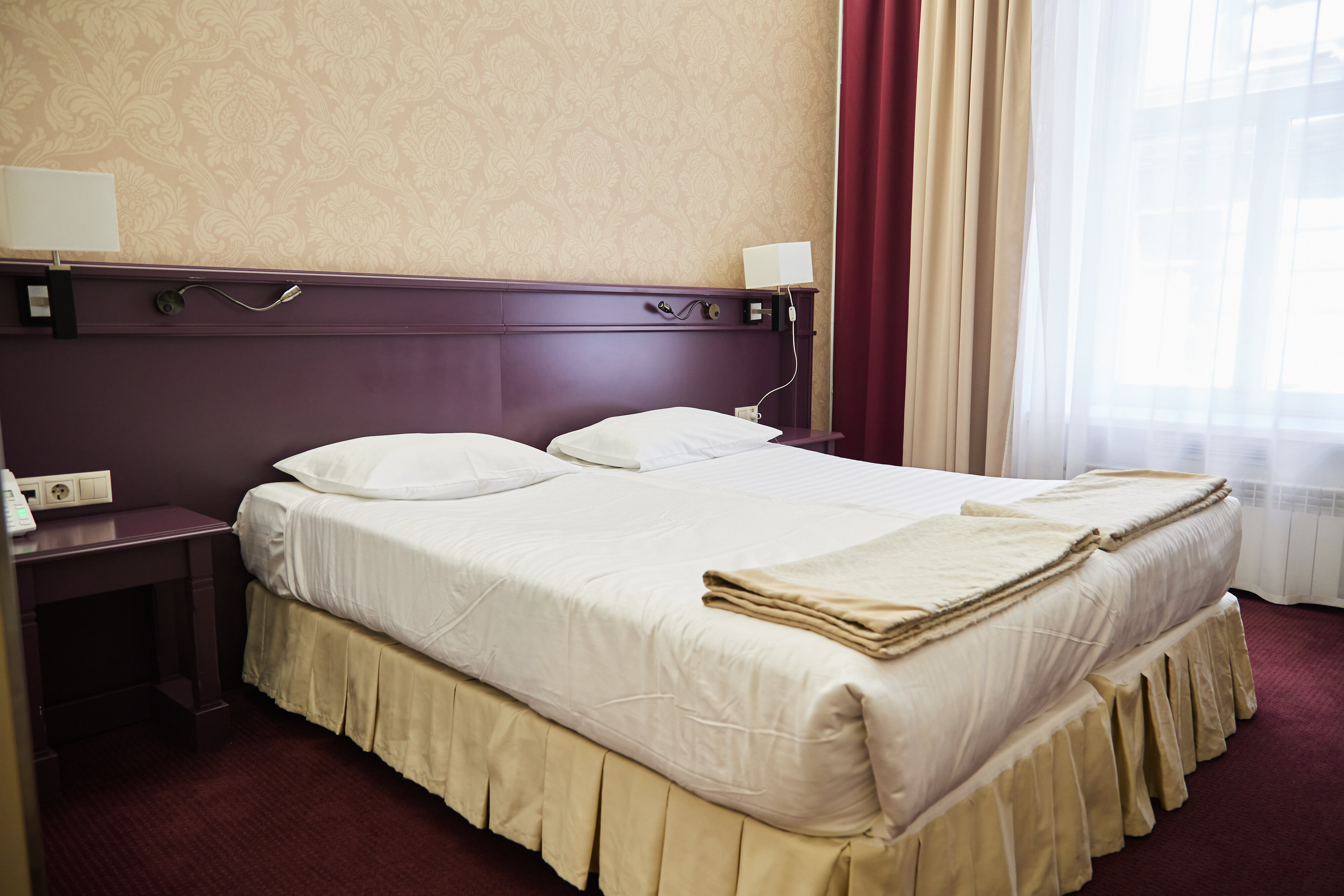 Двухместный номер с 1 кроватью или 2 отдельными кроватями, вид на город