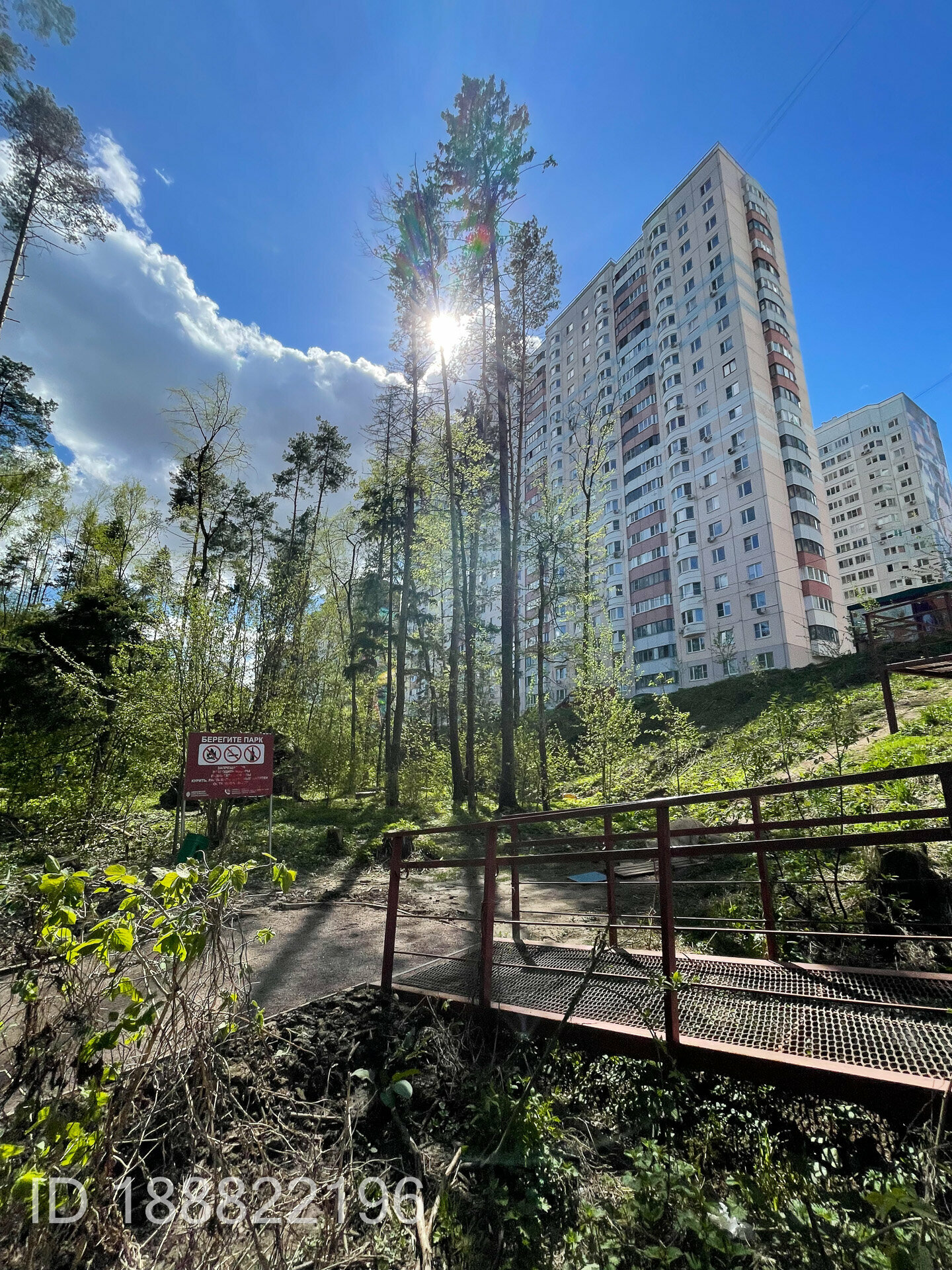 Двухместный номер с 1 кроватью и видом на парк