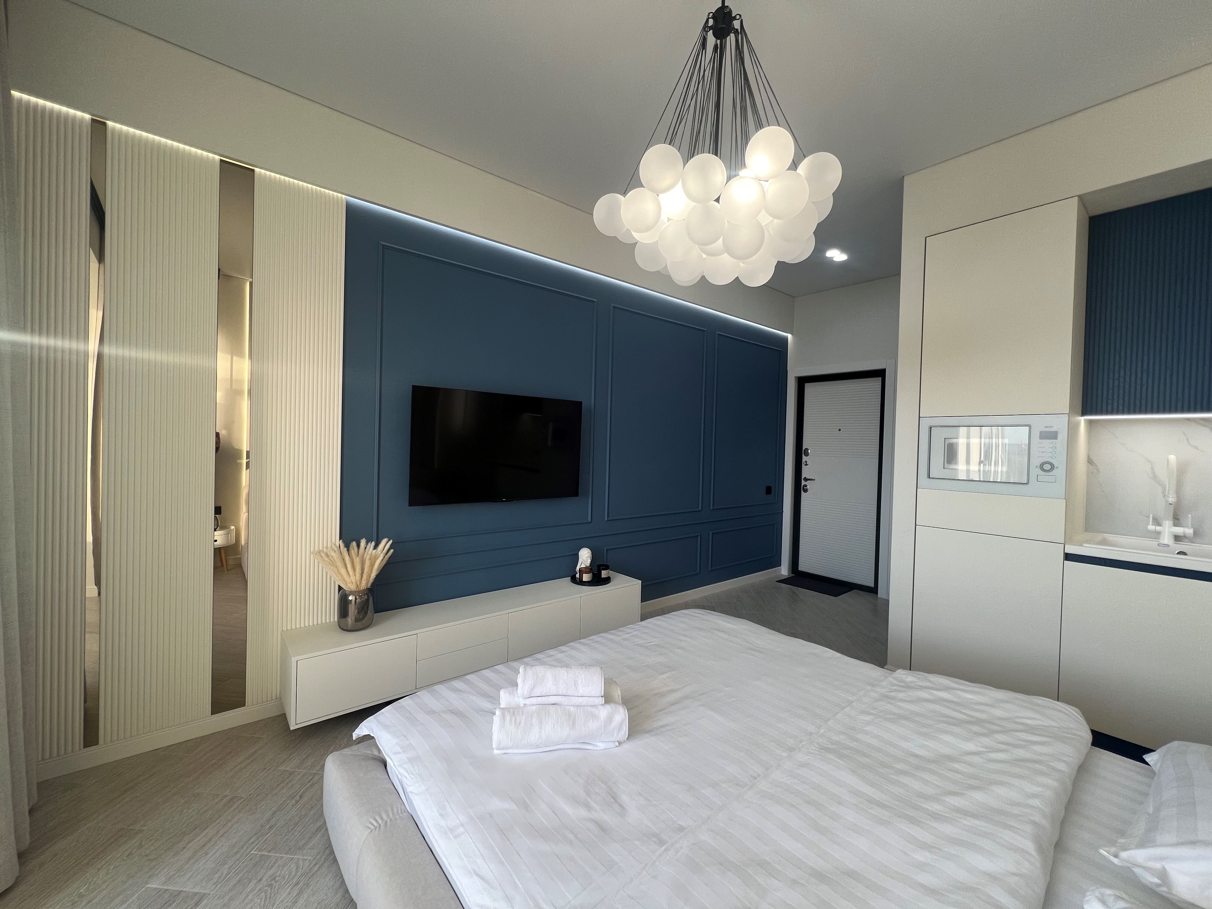 Двухместный номер-студия Делюкс с 1 кроватью