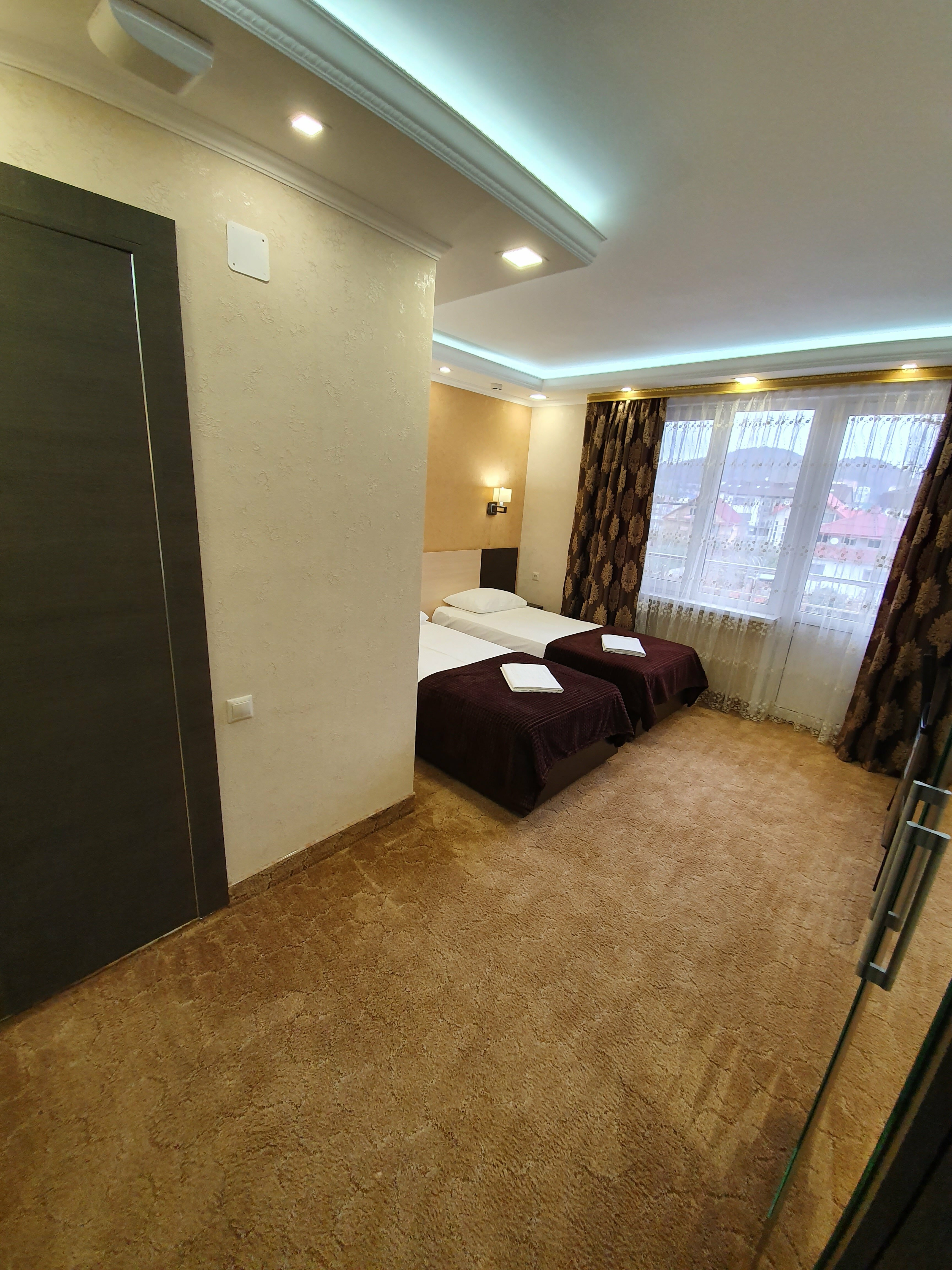 Двухместный номер с 2 отдельными кроватями и балконом