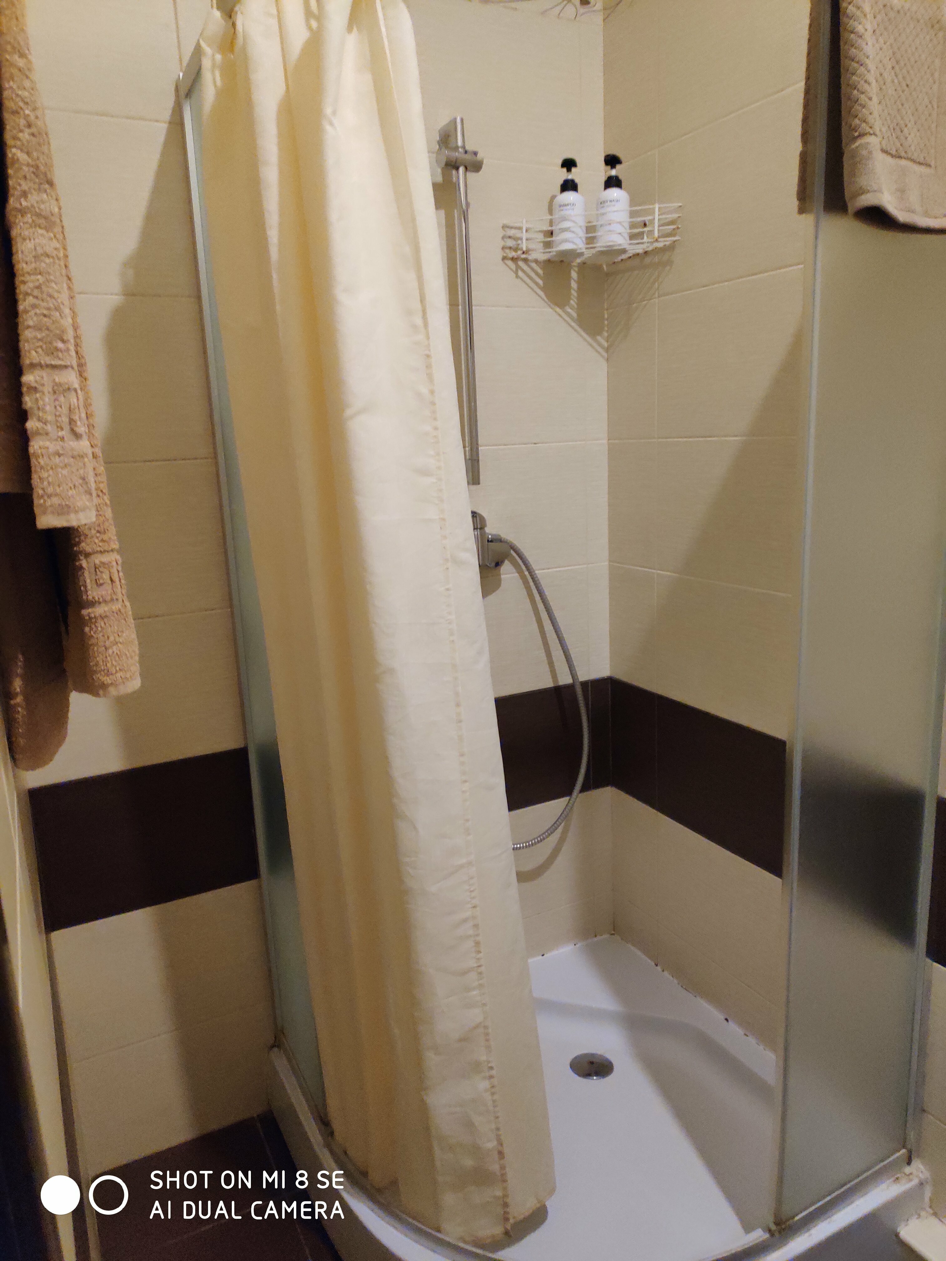 Двухместный с 1 кроватью или 2 отдельными кроватями и душем