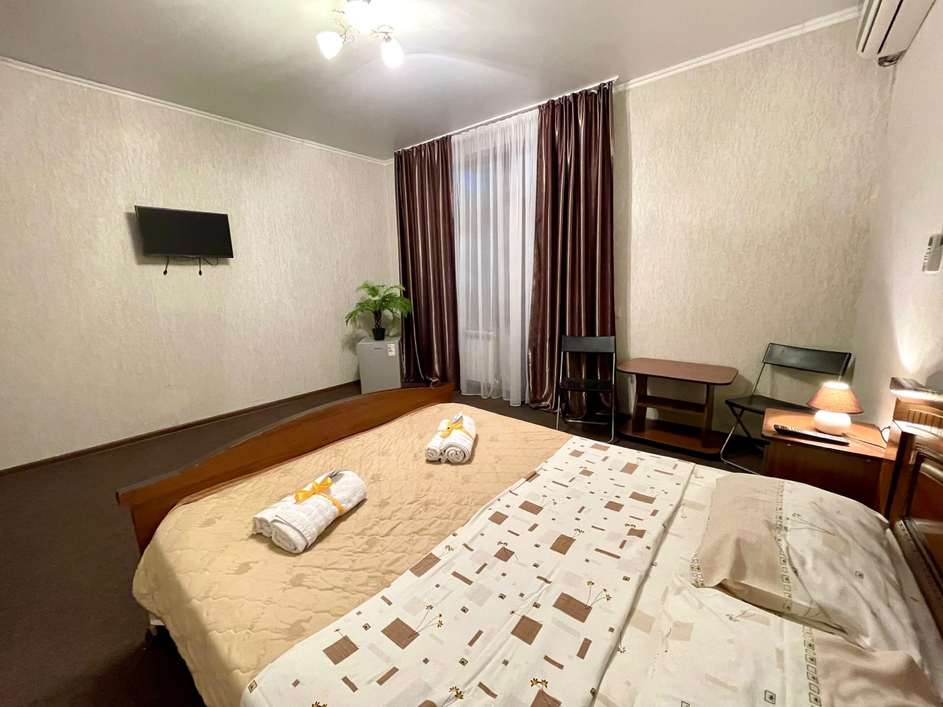 Двухместный номер с 1 кроватью и балконом