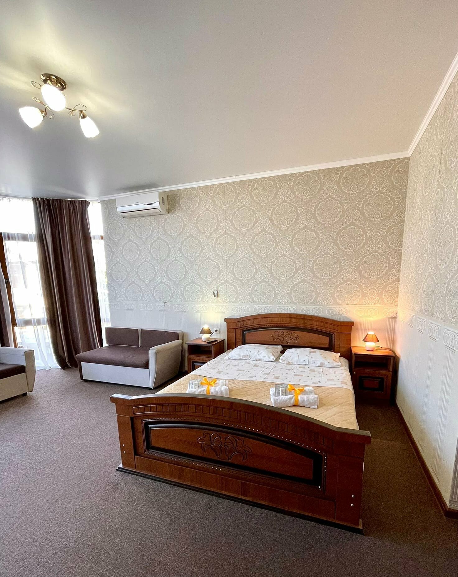 Четырехместный номер с видом на море