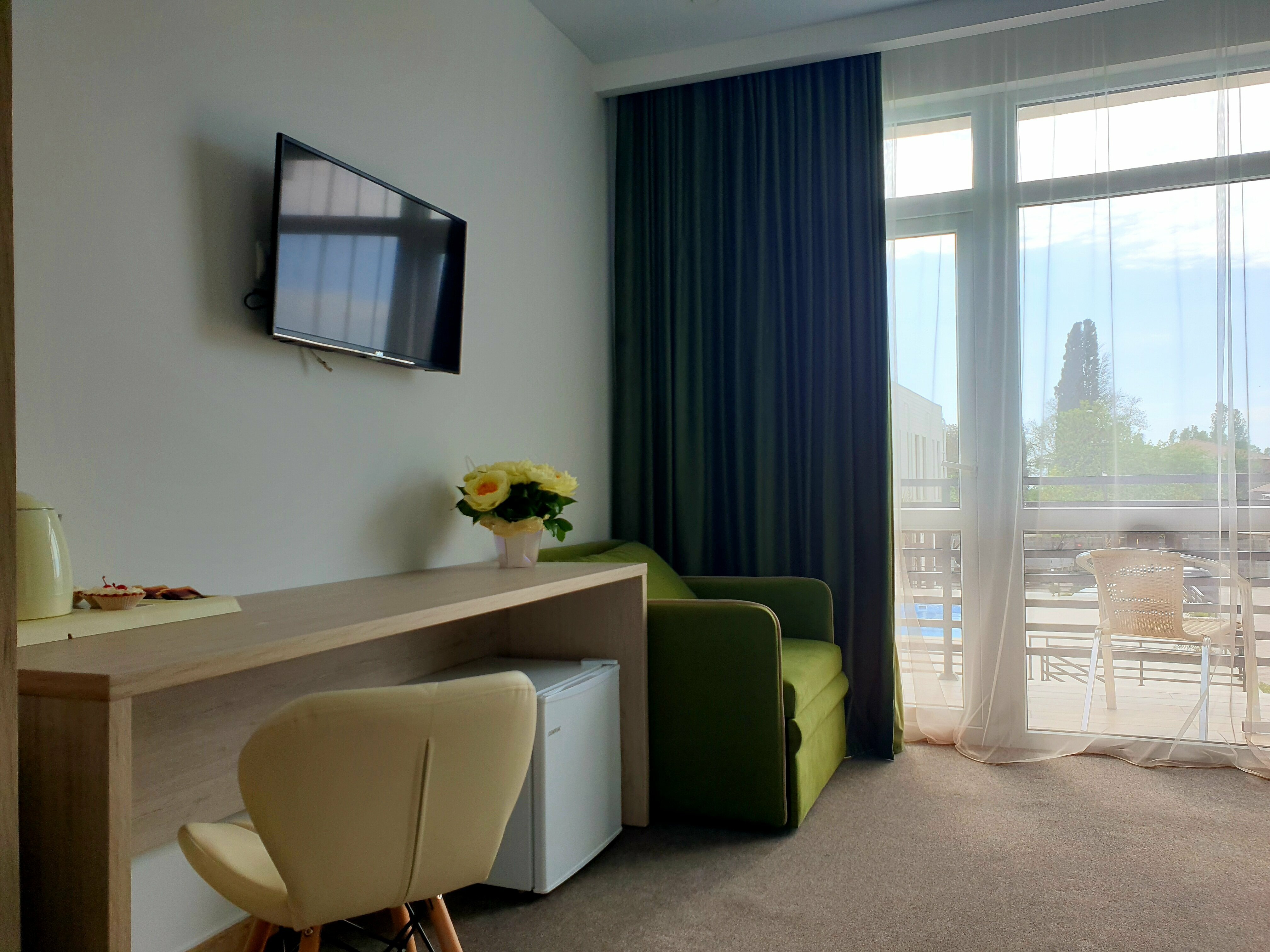 Улучшенный двухместный номер Делюкс с 1 кроватью или 2 отдельными кроватями