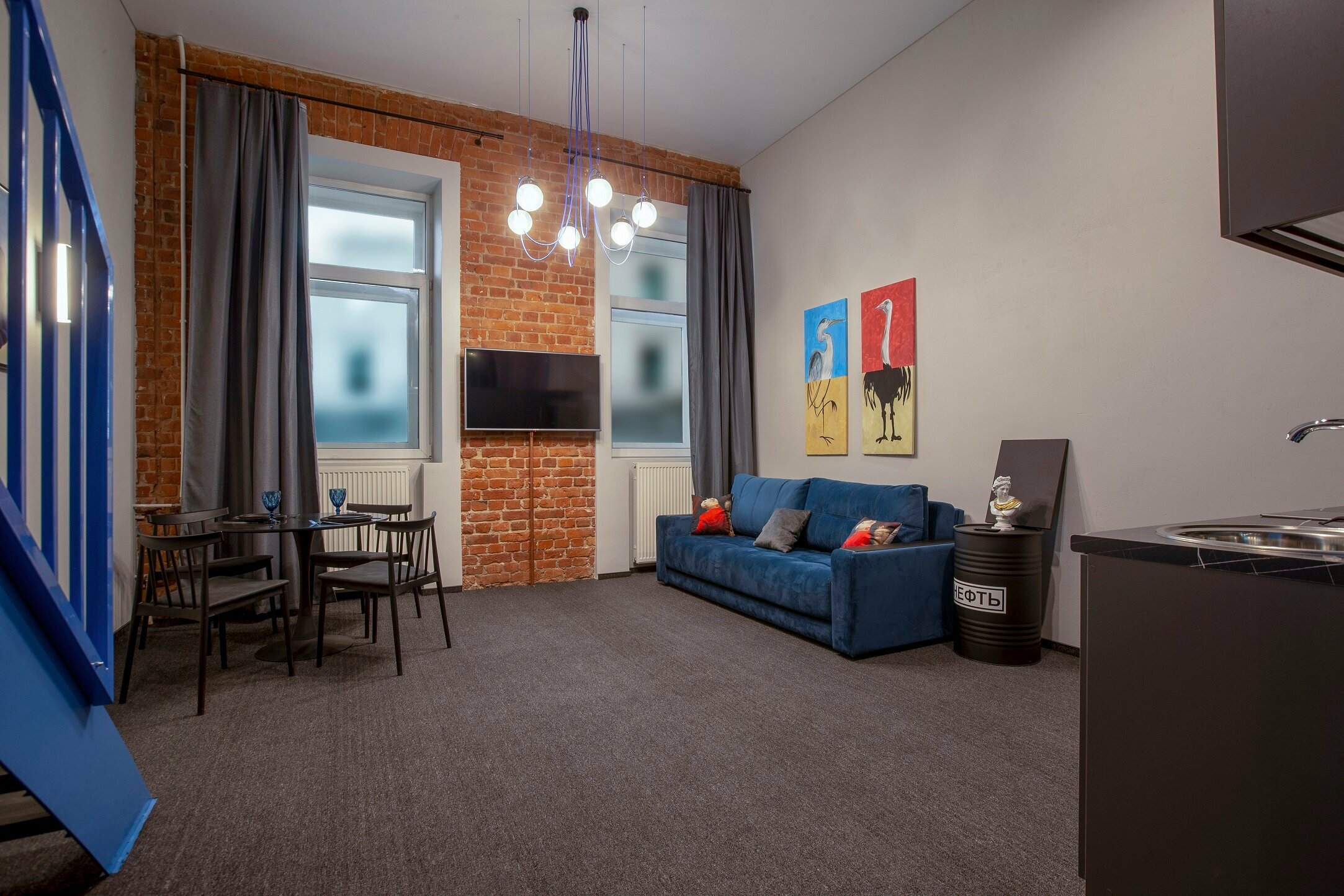 Двухуровневые апартаменты