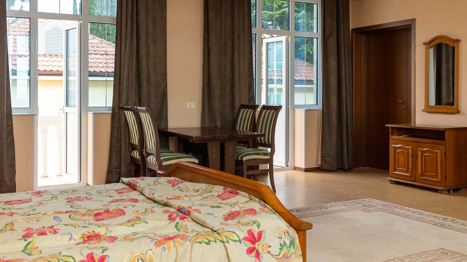 Двухместный номер Делюкс с 1 кроватью и балконом, вид на море