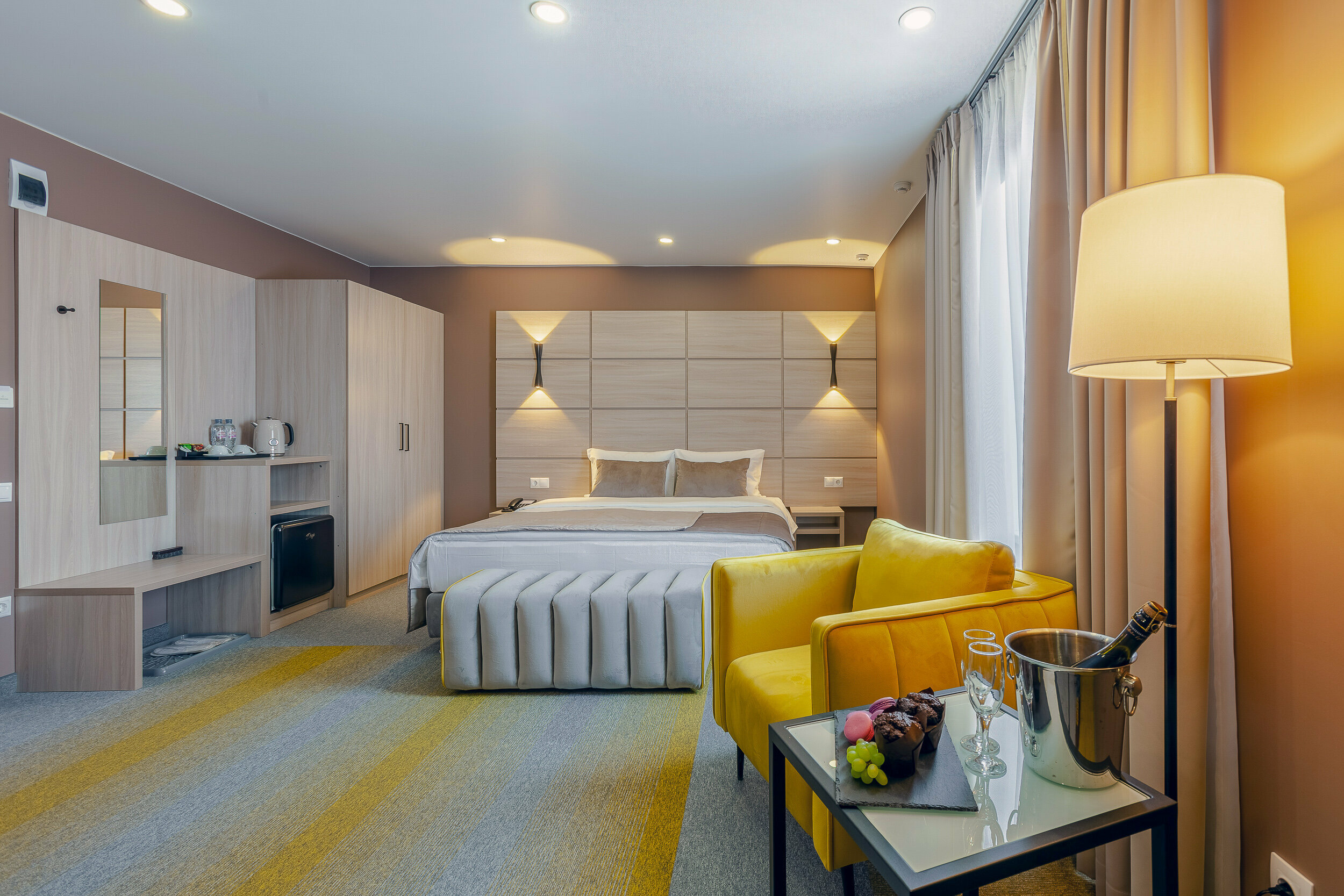 Двухместный номер Делюкс с 1 кроватью или 2 отдельными кроватями