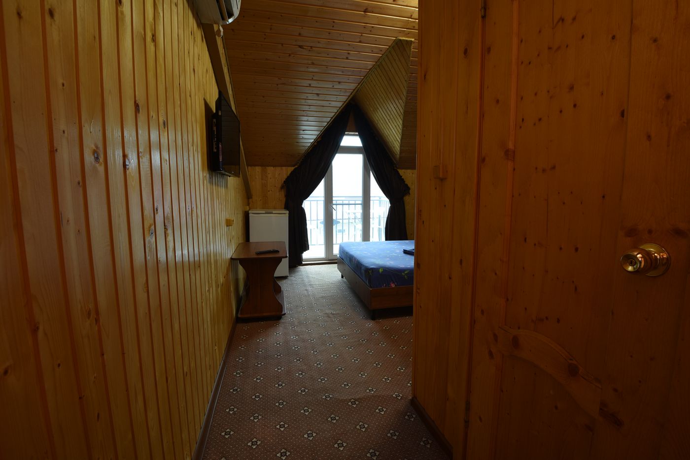 Двухместный номер с 1 кроватью и балконом