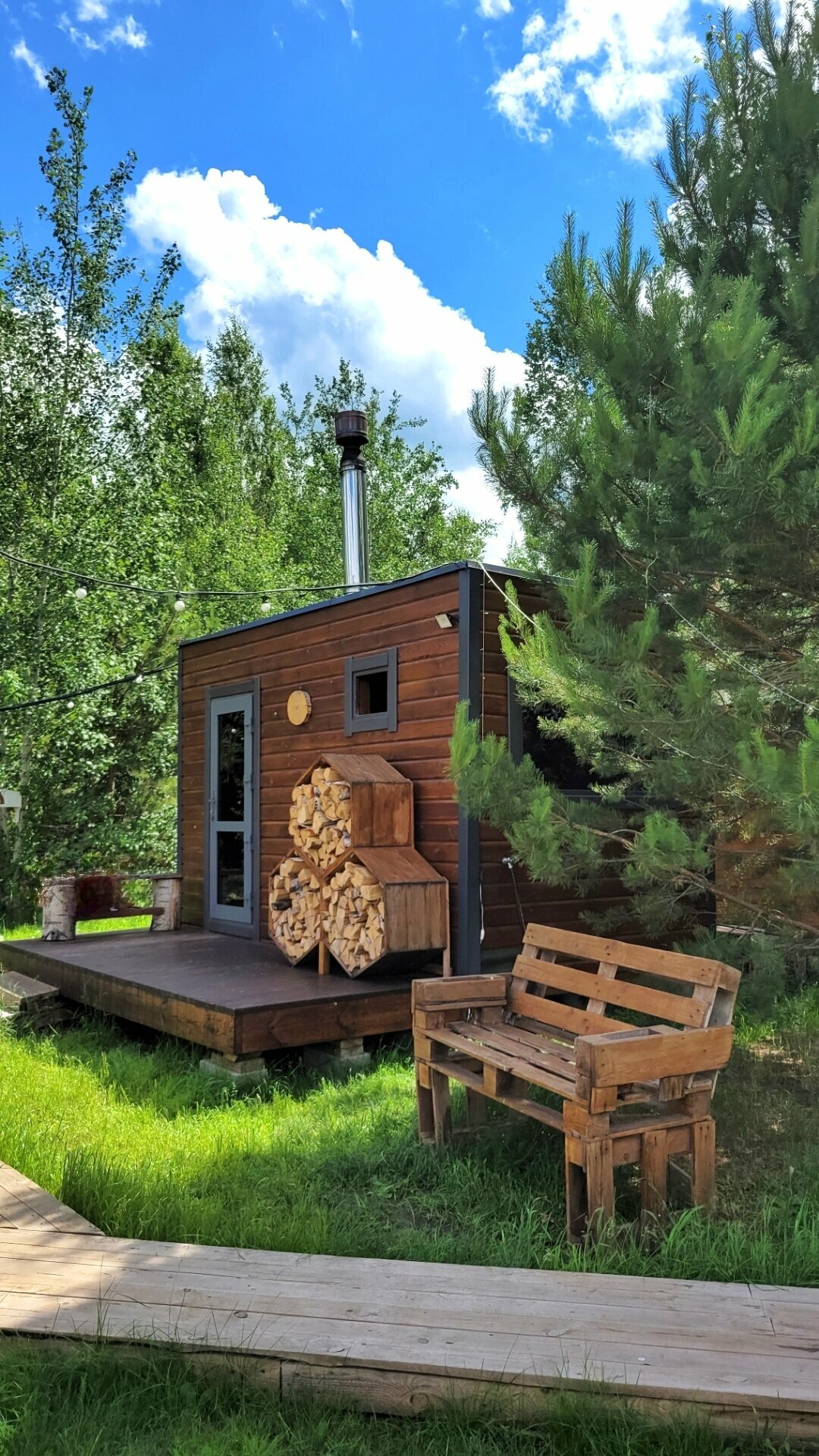 Двухместный номер с 1 кроватью и террасой